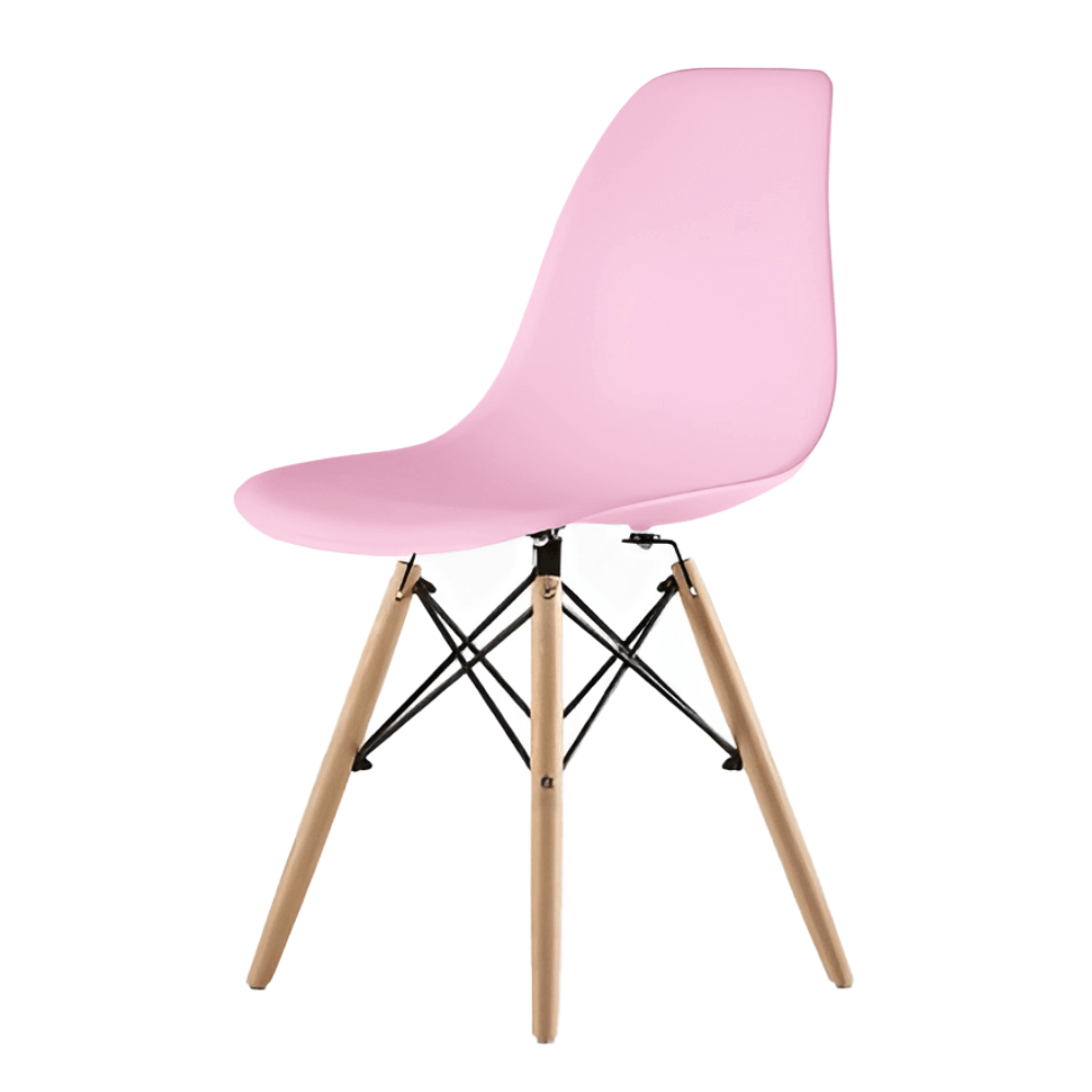 เก้าอี้พลาสติกทรงโมเดิร์น MEDILA รุ่น CH0007PK สีชมพู_0